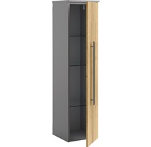 Midischrank FACKELMANN Andria rechts anthrazit 122 x 30 x 33 cm