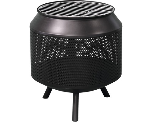 Feuerstelle mit Grillrost und drei Beinen