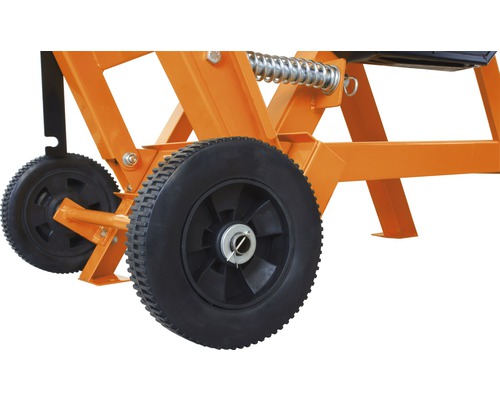 Räder einer mobilen Werkbank