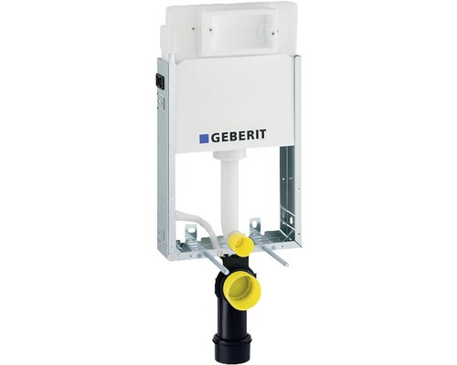 Geberit Kombifix Element für Wand-WC 108 cm mit Delta UP-Spülkasten 12 cm für Betätigung von vorne 110.100.00.1