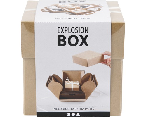 Explosionsbox mit 12 zusätzlichen Teilen