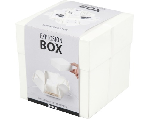 Explosionsbox mit 12 Zusatzteilen