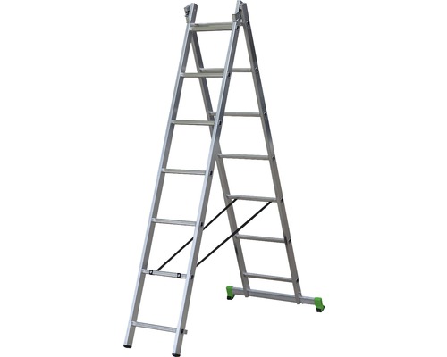 Aluminium Klappleiter mit sieben Stufen