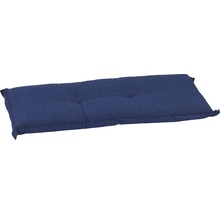 Blaues Bankkissen mit Knöpfen