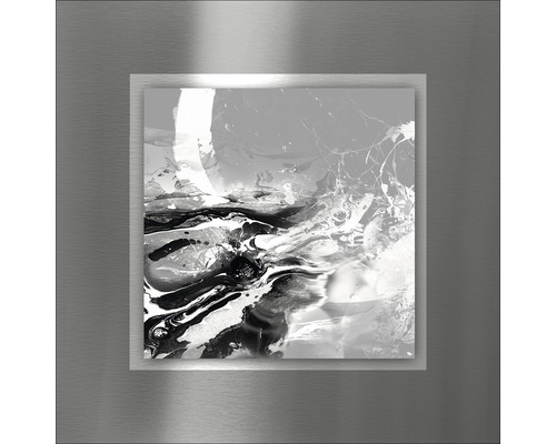 Wandbild mit abstraktem Motiv und Rahmen