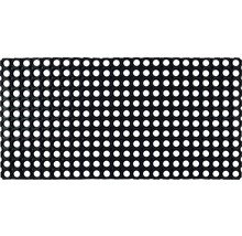 Gummiwabenmatte Domino schwarz 40x80 cm
