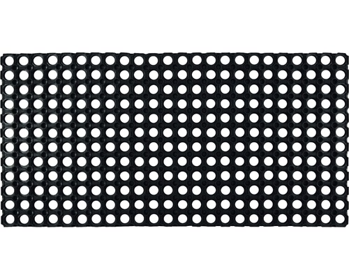 Gummiwabenmatte Domino schwarz 40x80 cm