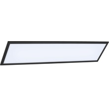 LED Panel CCT dimmbar 24W 2200 lm 3000/4000/6000 K warmeiß-tageslichtweiß HxLxB 60x1000x250 mm Piatto schwarz mit Fernbedienung-thumb-4