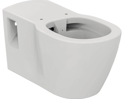 Ideal Standard Wand-WC Connect Freedom Tiefspüler ohne Spülrand lang weiß glänzend ohne WC-Sitz E819401