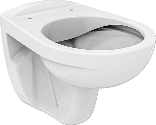 Ideal Standard Wand-WC Eurovit Tiefspüler ohne Spülrand weiß glänzend ohne WC-Sitz K881001