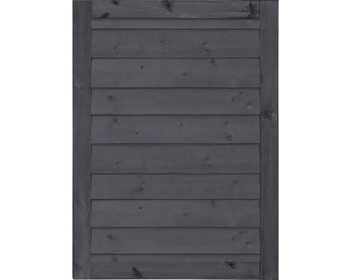 Holzfassade mit horizontalen Brettern