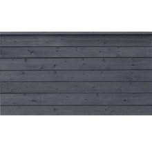 Holzwand mit horizontalen Brettern
