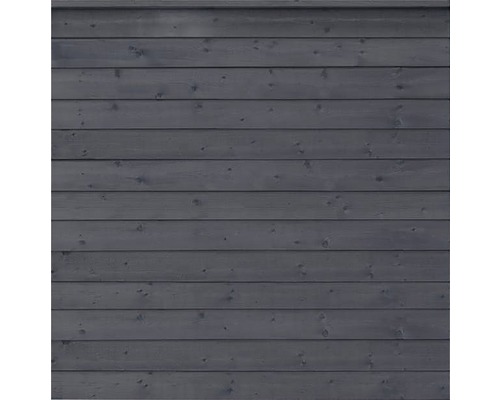 Holzfassade mit horizontalen Brettern