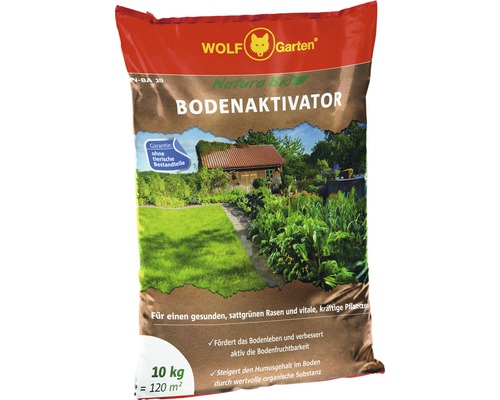 BIO Natura Bodenaktivator WOLF-Garten 10 kg 120 m² organisch mineralischer Bodenhilfsstoff