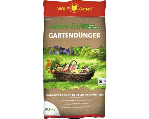 BIO Natura Gartendünger WOLF-Garten 18,9 kg 280 m organischer Dünger