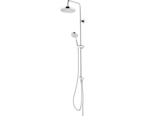 Duschsäule inkl. Umsteller SCHULTE Modern ExpressPlus chrom glänzend EP969262 02 Duschsäule mit Kopf- und Handbrause für das Badezimmer