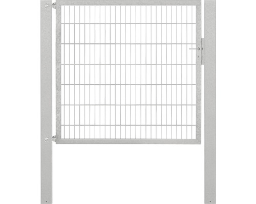 Stabgitter-Einzeltor ALBERTS Flexo Plus 8/6/8 150 x 140 cm inkl. Pfosten 10 x 10 cm feuerverzinkt