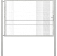 Stabgitter-Einzeltor ALBERTS Flexo Plus Typ 8/6/8 250 x 180 cm inkl. Pfosten 10 x 10 cm feuerverzinkt