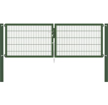 Doppeltor aus Metall für Gartenzäune