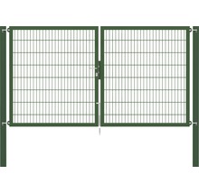 Doppelflügeltor aus Metall für Gartenzäune