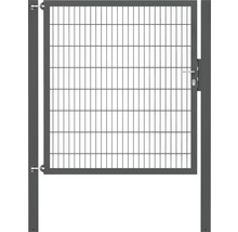 Stabgitter-Einzeltor ALBERTS Flexo Plus Typ 8/6/8 150 x 160 cm inkl. Pfosten 10 x 10 cm anthrazit