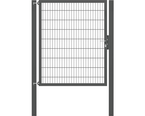 Stabgitter-Einzeltor ALBERTS Flexo Plus 8/6/8 150 x 180 cm inkl. Pfosten 10 x 10 cm anthrazit