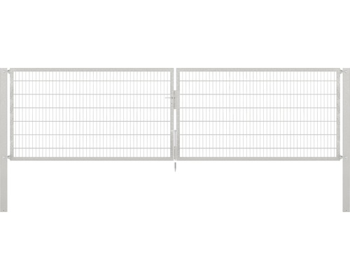 Stabgitter-Doppeltor ALBERTS Flexo Plus 8/6/8 500 x 140 cm inkl. Pfosten 10 x 10 cm feuerverzinkt-0