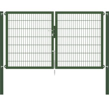 Doppelflügeltor aus Drahtgitter für den Gartenzaun