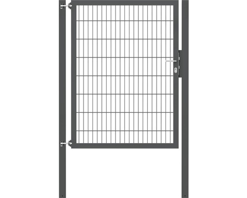 Stabgitter-Einzeltor ALBERTS Flexo Plus 8/6/8 125 x 160 cm inkl. Pfosten 8 x 8 cm anthrazit