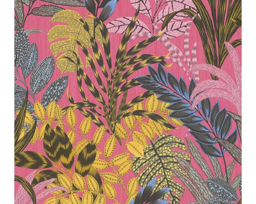 Vliestapete 37860-2 Metropolitan Stories 2 Blätter rosa Tapete mit Pflanzenmuster