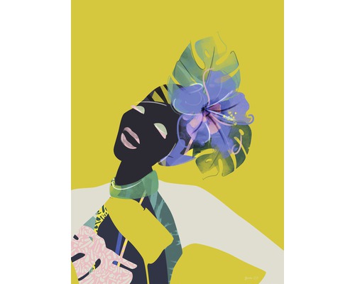Kunstdruck African Woman 60x80cm