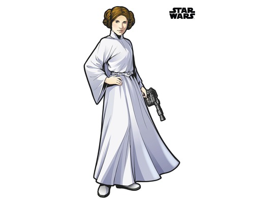 Wandtattoo Disney Star Wars XXL Princess Leia 127 x 170 cm