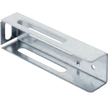 Metallhalterung mit Langlöchern zur Befestigung