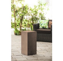 Gartenbrunnen-Sockel "Tower" Polyresin rost