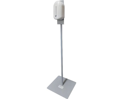 Hygienestation Desinfektionsständer Light 130 cm inkl. Sensor Desinfektionsspender Desinfektionsmittelspender mit Standfuß zur Handdesinfektion