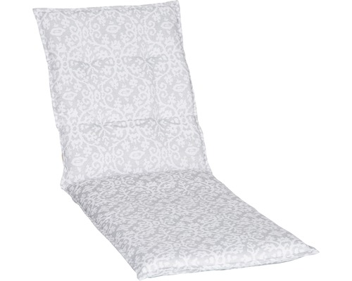 Gepolsterte Liegenauflage mit Muster