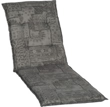 Liegeauflage beo® Boa Vista 193 x 60 cm Baumwoll-Mischgewebe anthrazit grau