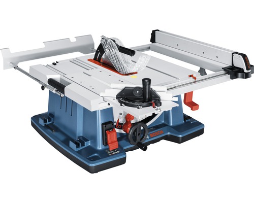 Tischkreissäge Bosch Professional GTS 10 XC inkl. 1 x Kreissägeblatt (Optiline Wood, 254 x 2,8/1,8 x 30 mm, 24 Zähne) und Zubehör