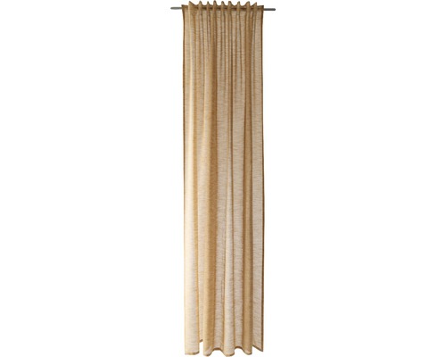 Vorhang mit Gardinenband Oskar safran 140x245 cm