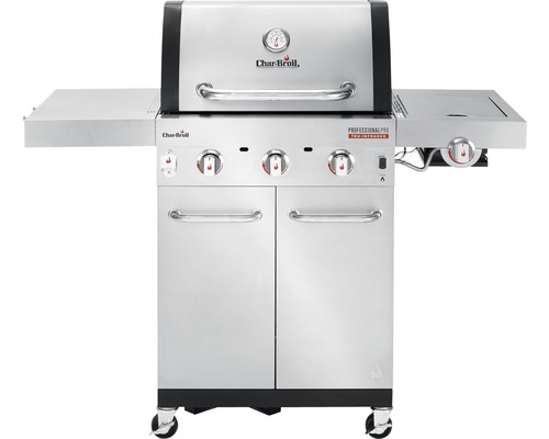 Char-Broil Gasgrill Professional PRO S 3 3-Brenner Edelstahl inkl. Ablage, Deckelthermometer, Fettauffangschale, Seitenablage, Warmhalterost, Grillrost Gusseisen Char-Broil Gasgrill Professional PRO S 3 3-Brenner Edelstahl inkl. Ablage, Deckelthermometer, Fettauffangschale, Seitenablage, Warmhalterost, Grillrost Gusseisen