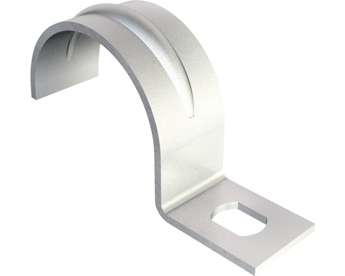 OBO 60425G Befestigungsschelle 1-lappig 25 mm 100 Stück 1003259 Rohrschelle aus Metall mit Befestigungslöchern