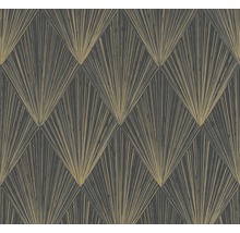 Tapete mit geometrischem Fächer Muster