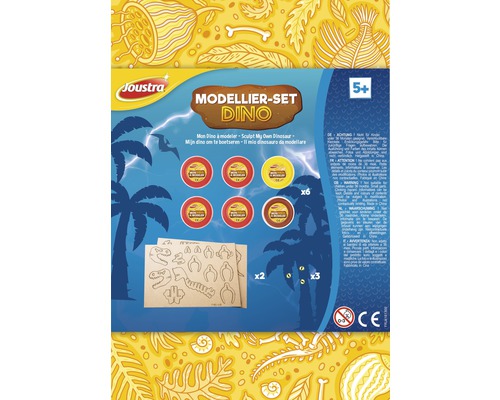 Joustra Modellierset Dino zum Formen eigener Dinosaurier