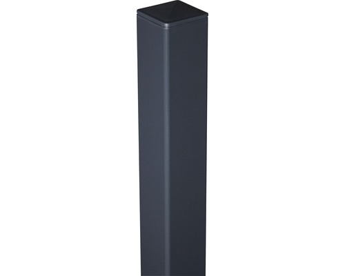 Torpfosten GroJa zum Aufdübeln 6 x 6 x 190 cm anthrazit Pfosten für Zaunelemente