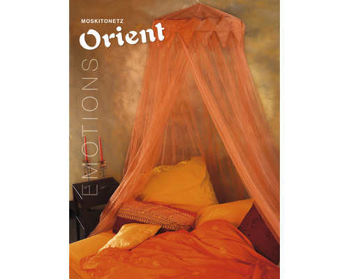 Moskitonetz Orient orange Ø 60 cm