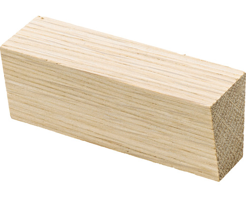 Möbelgriff Holz eiche roh Lochabstand 32 mm LxBxH 25,5/64/55 mm Holzstück