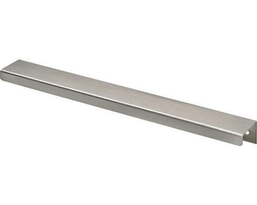 Möbelgriff Alu edelstahlfinish Loochabstand 260 mm LxBxH 35/280/12,5 mm U-Profil aus Edelstahl
