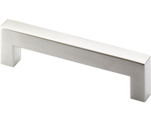 Möbelgriff Edelstahl gebürstet Lochabstand 96 mm LxBxH 40/111/14 mm Griff aus Edelstahl