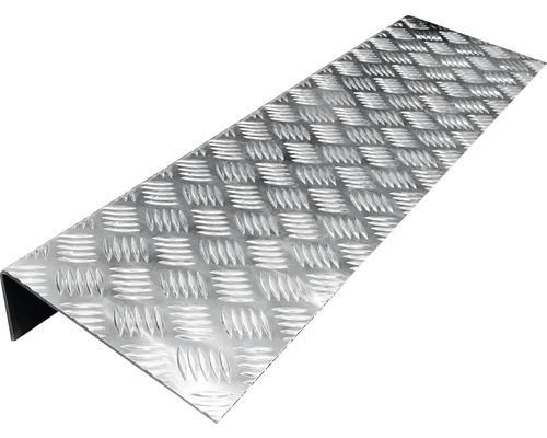 Aluminium Winkelprofil mit Riffelblechmuster