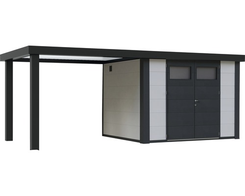 Gartenhaus mit Carport